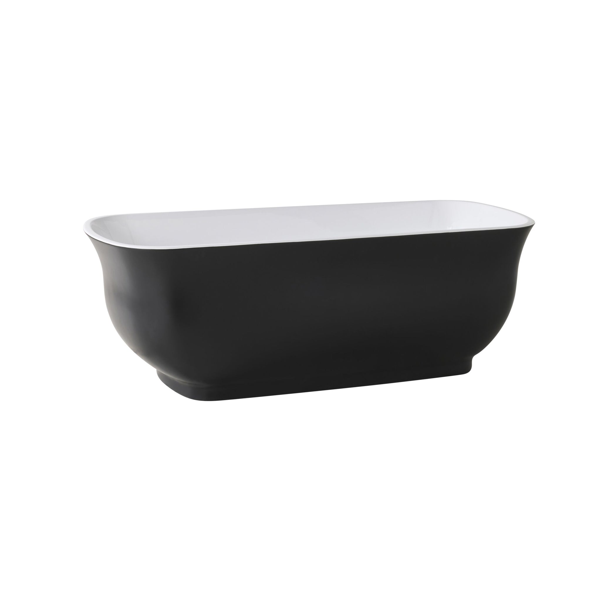Messina Bath 1700mm Matte Black