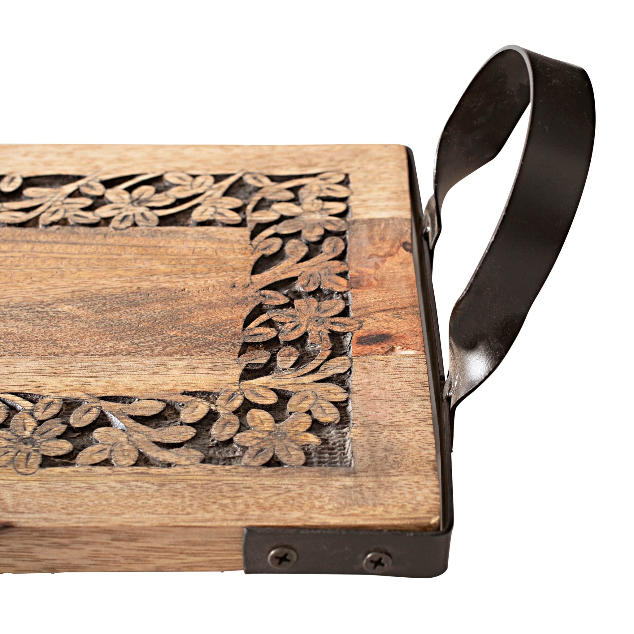 Parvani Long Tray With Handle 111x20x10cm