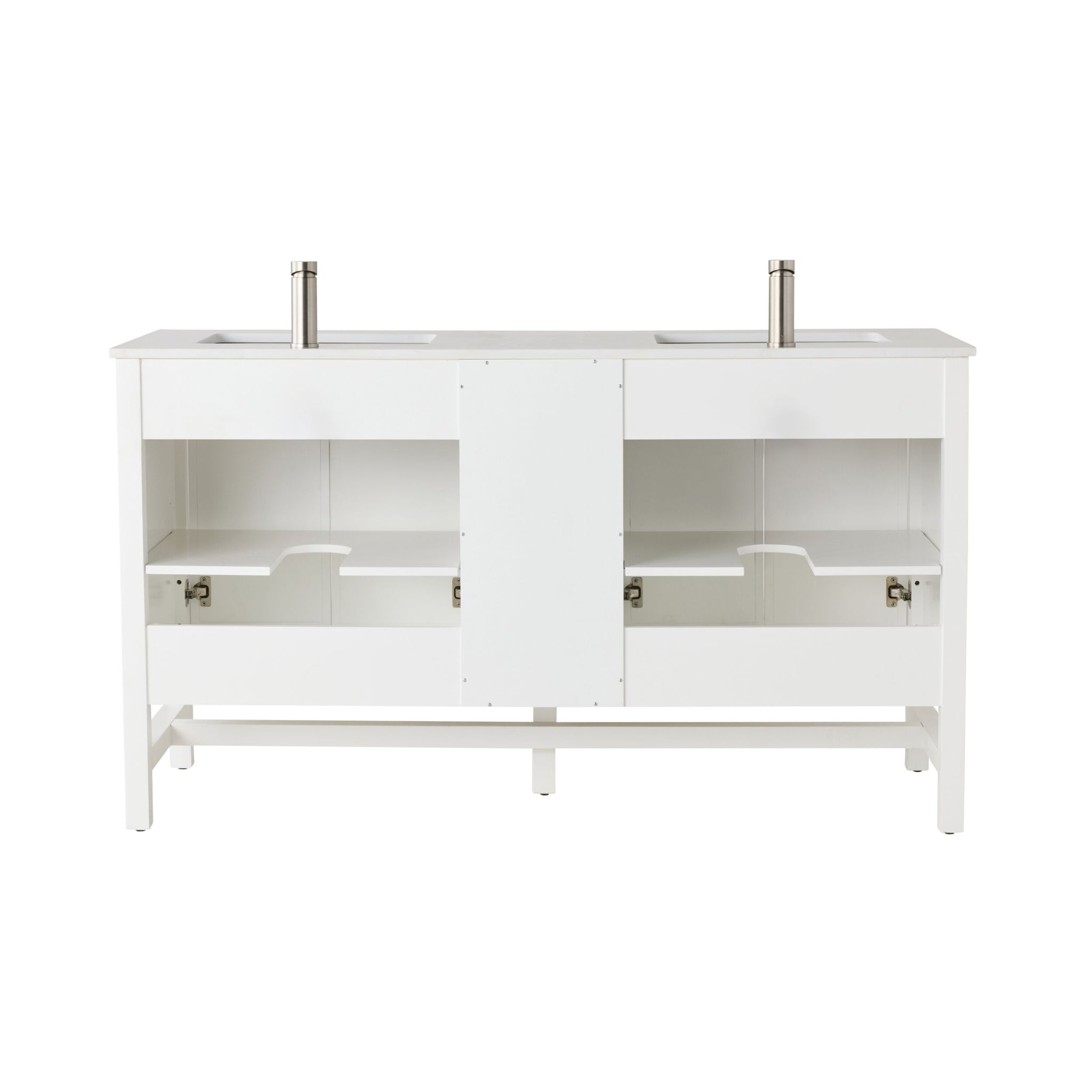Liam Double Vanity White 1550mm