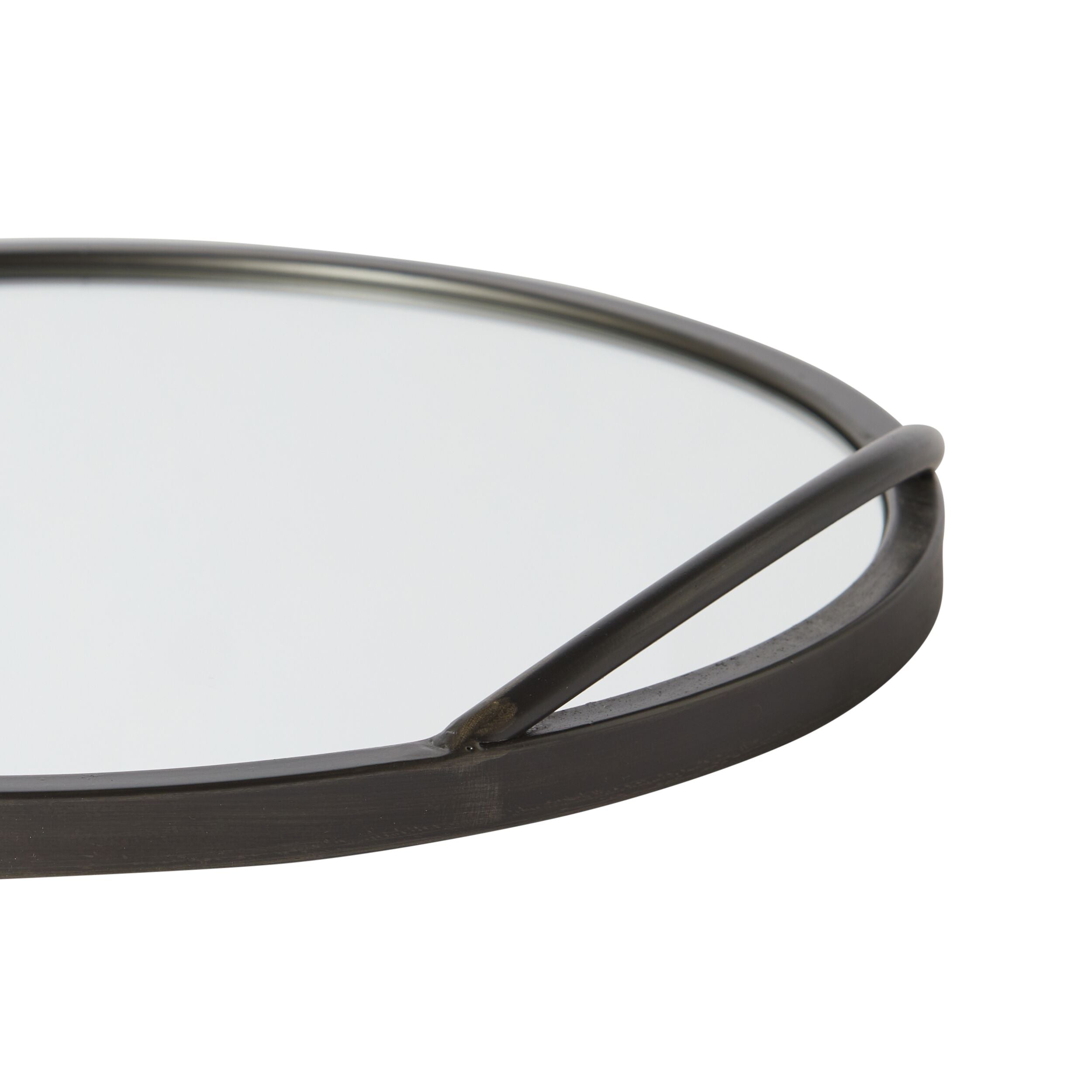 Mirrored Round Tray 40x40x5.5cm