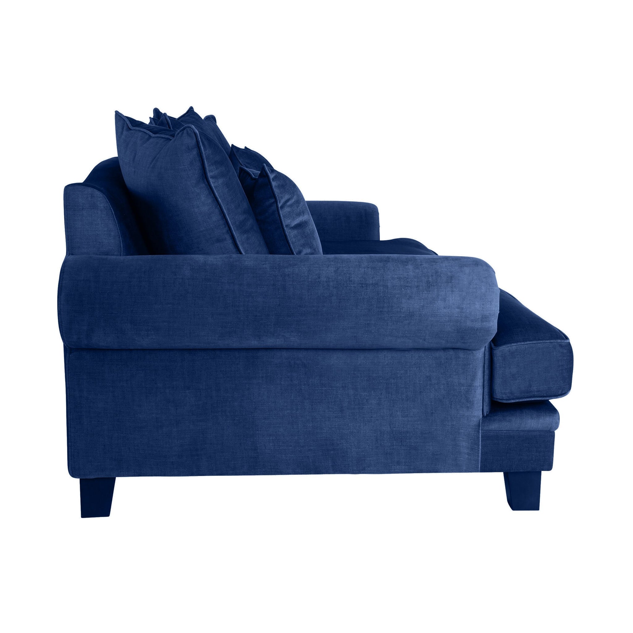 Lisette 2.5 Seater Velvet Sofa Celeste Indigo