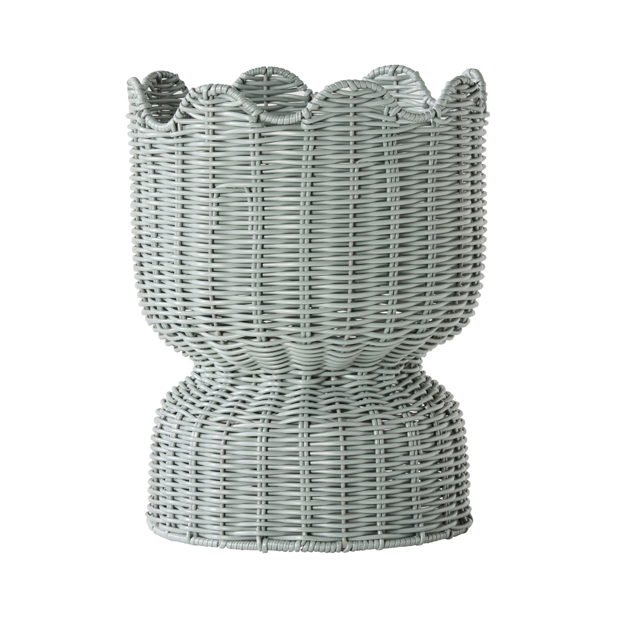 Sidney Woven Planter Small Mist