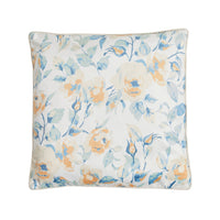 Vintage Rose Blooms Velvet Cushion 50x50cm