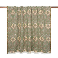 Jacquard Garden Cotton Throw 130x170cm Damask