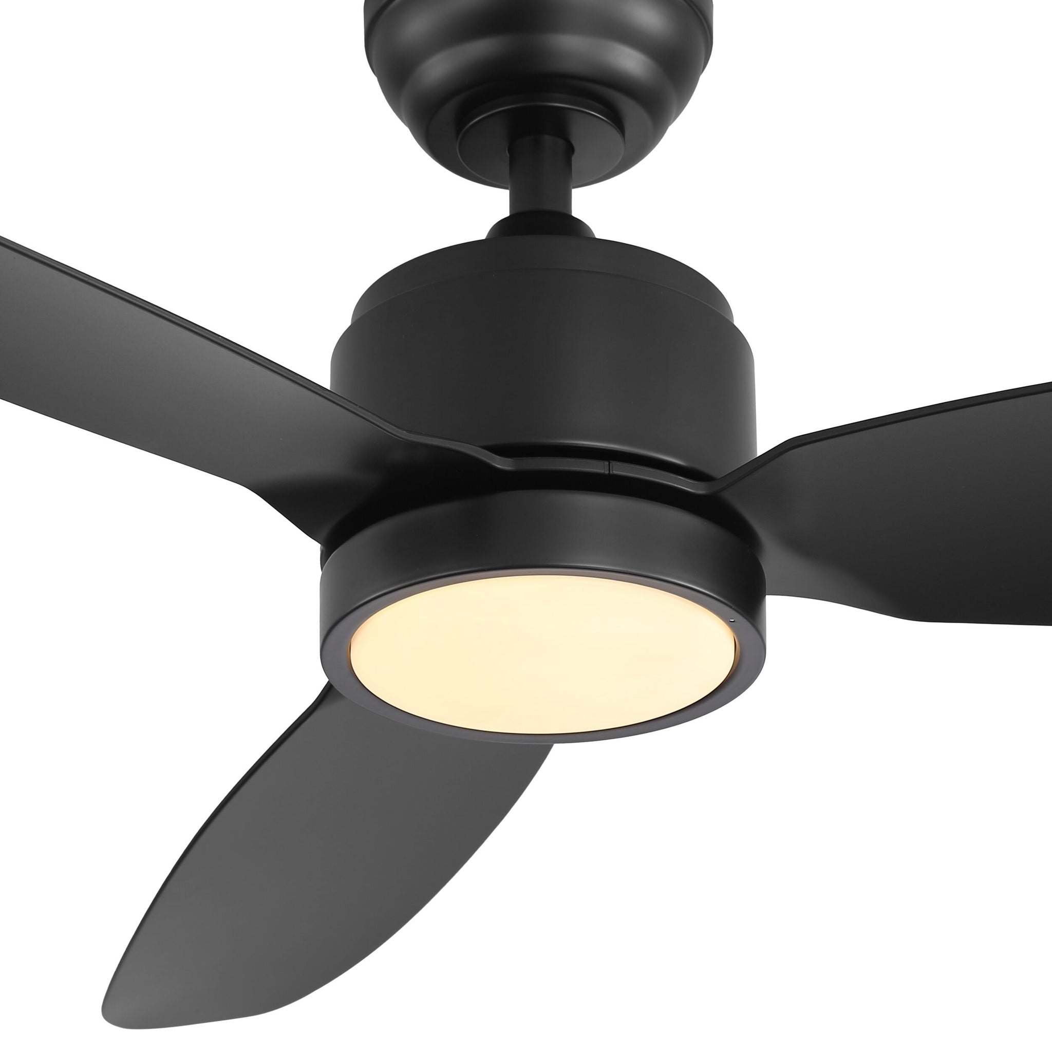 Solace 132cm Outdoor DC Fan - Black with Black ABS Blades
