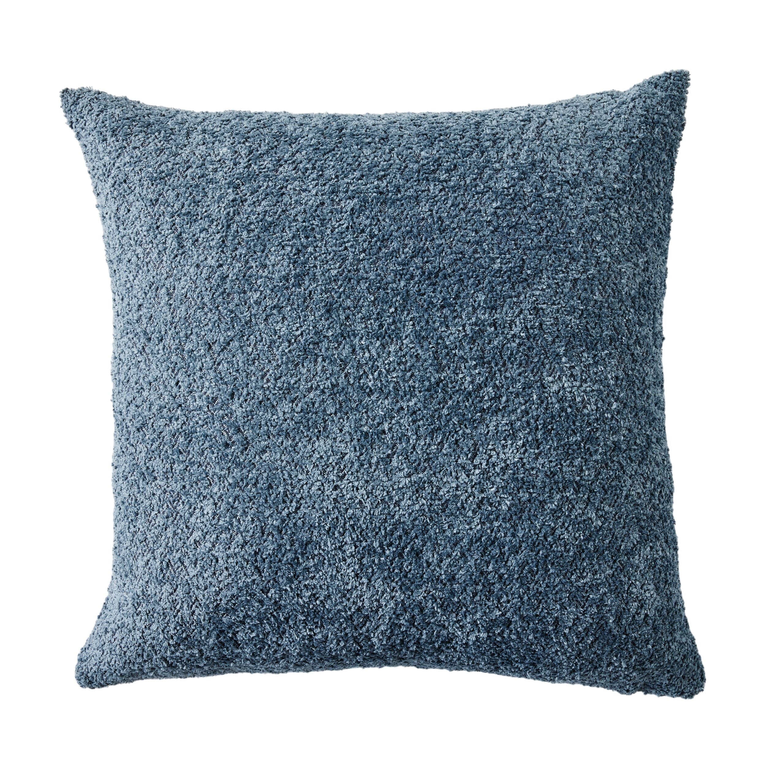 Byron Boucle Cushion Storm Blue 45x45cm