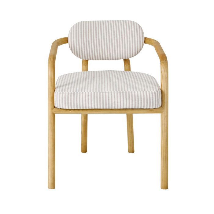 Astor Dining Chair Natural Stripe