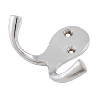 4042 Robe Hook Double Chrome Plated H75xP30mm