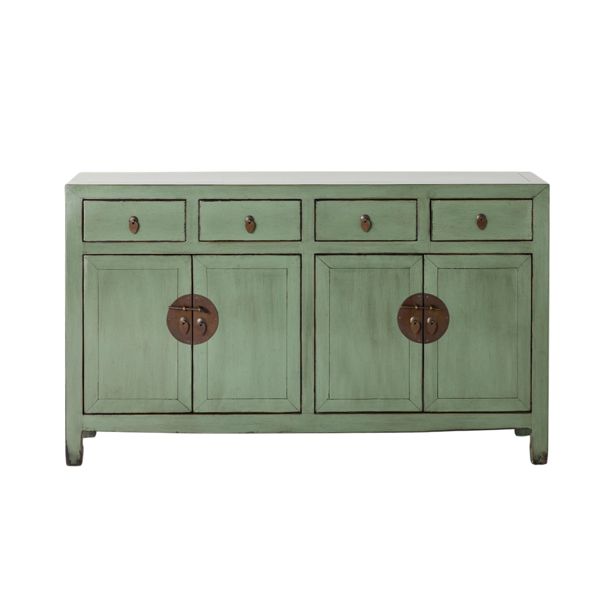 Sansha 4 Door & 4 Drawer Sideboard Sage Green
