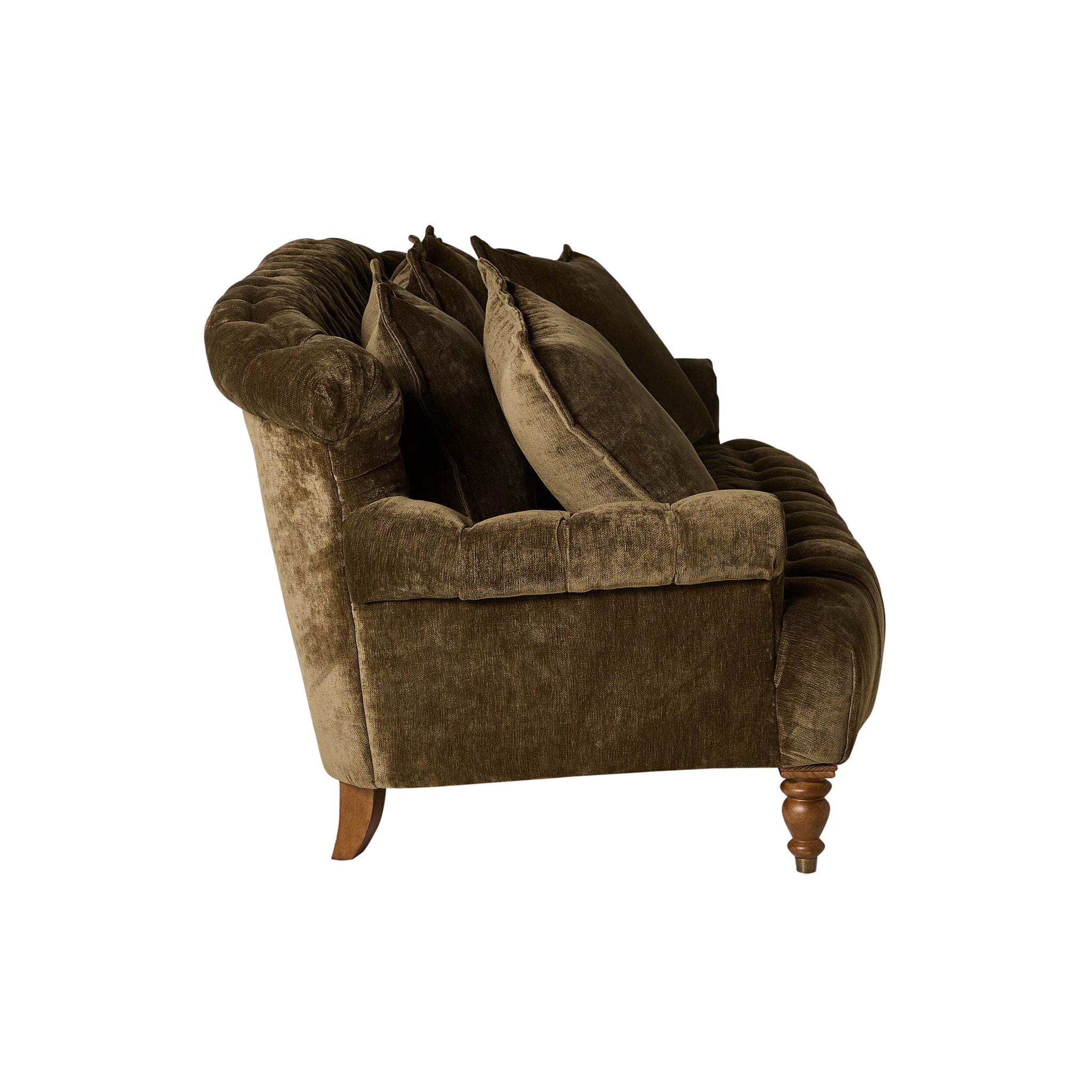 Ariane 3 Seater Sofa Khaki Green