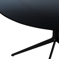 Nexa Glass Round Dining Table 120cm