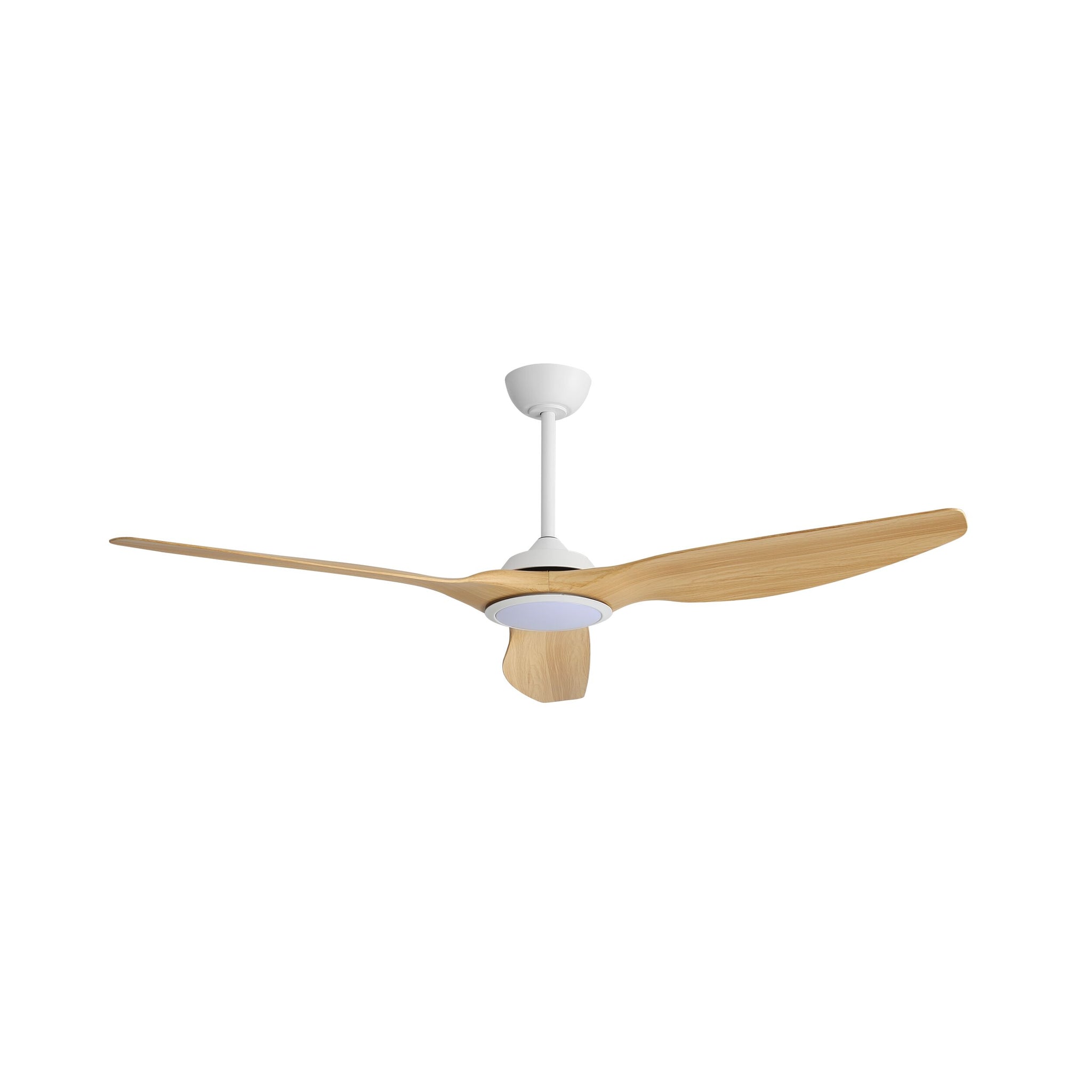 Harbour 162cm Indoor DC Fan - White with Natural ABS Blades