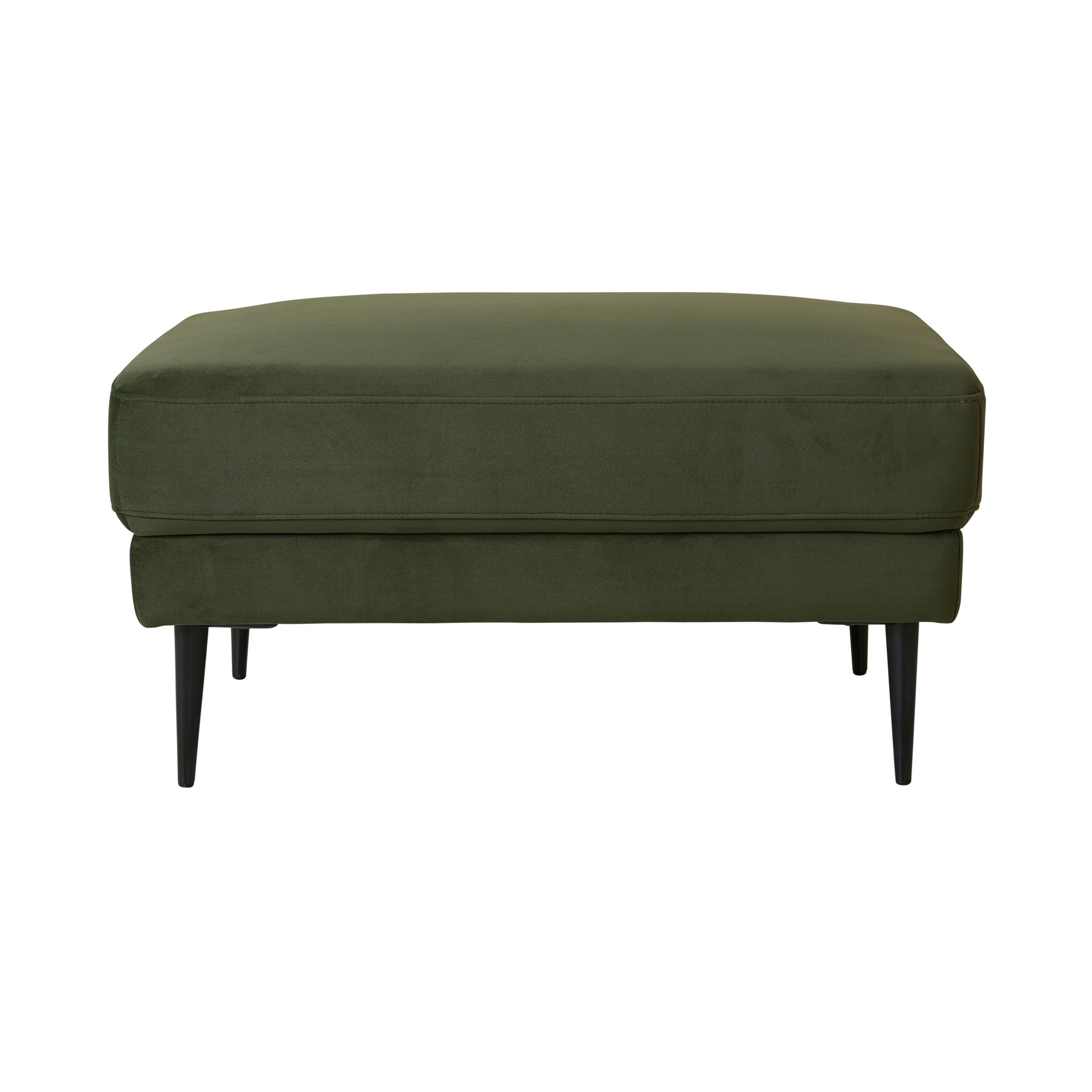 Irvine Ottoman Velvet Eucalyptus