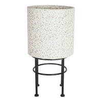Terrazzo Look Plant Stand Small 44.5x23cm