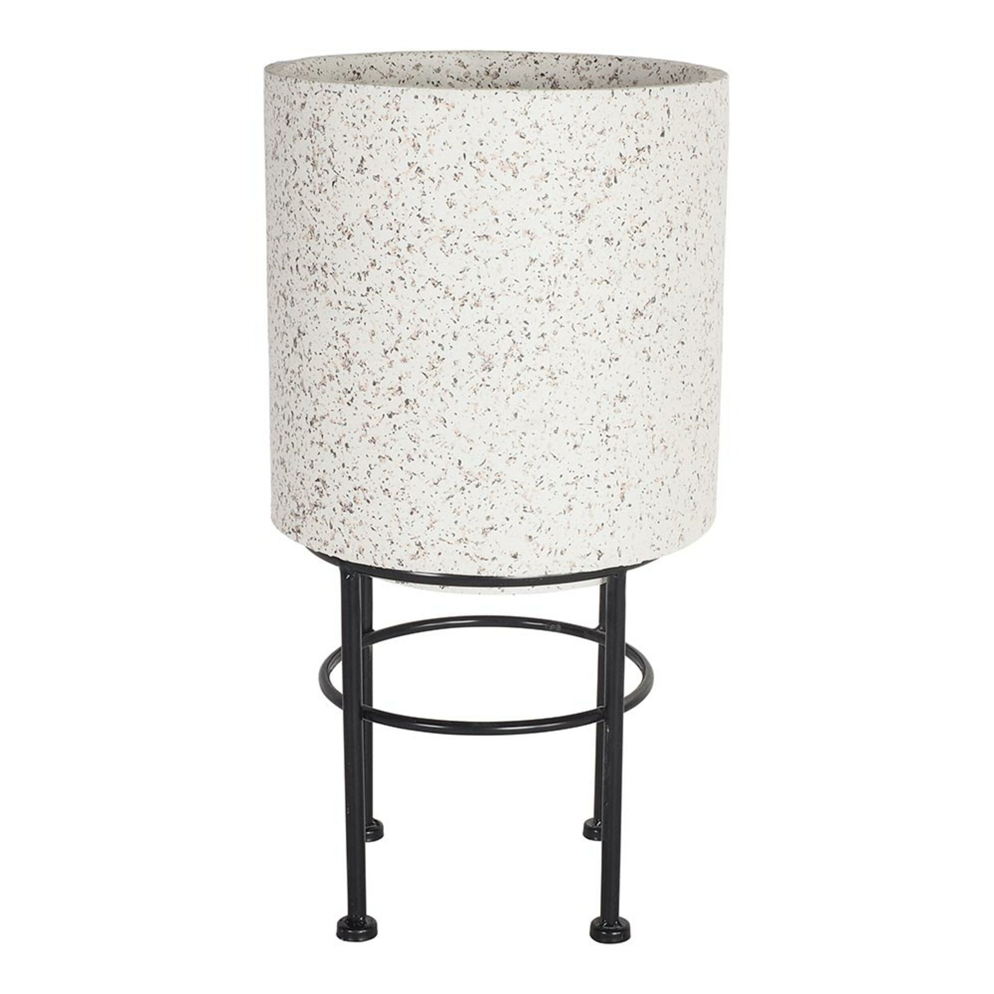 Terrazzo Look Plant Stand Small 44.5x23cm