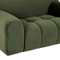 Alexis Velvet Armchair Eucalyptus