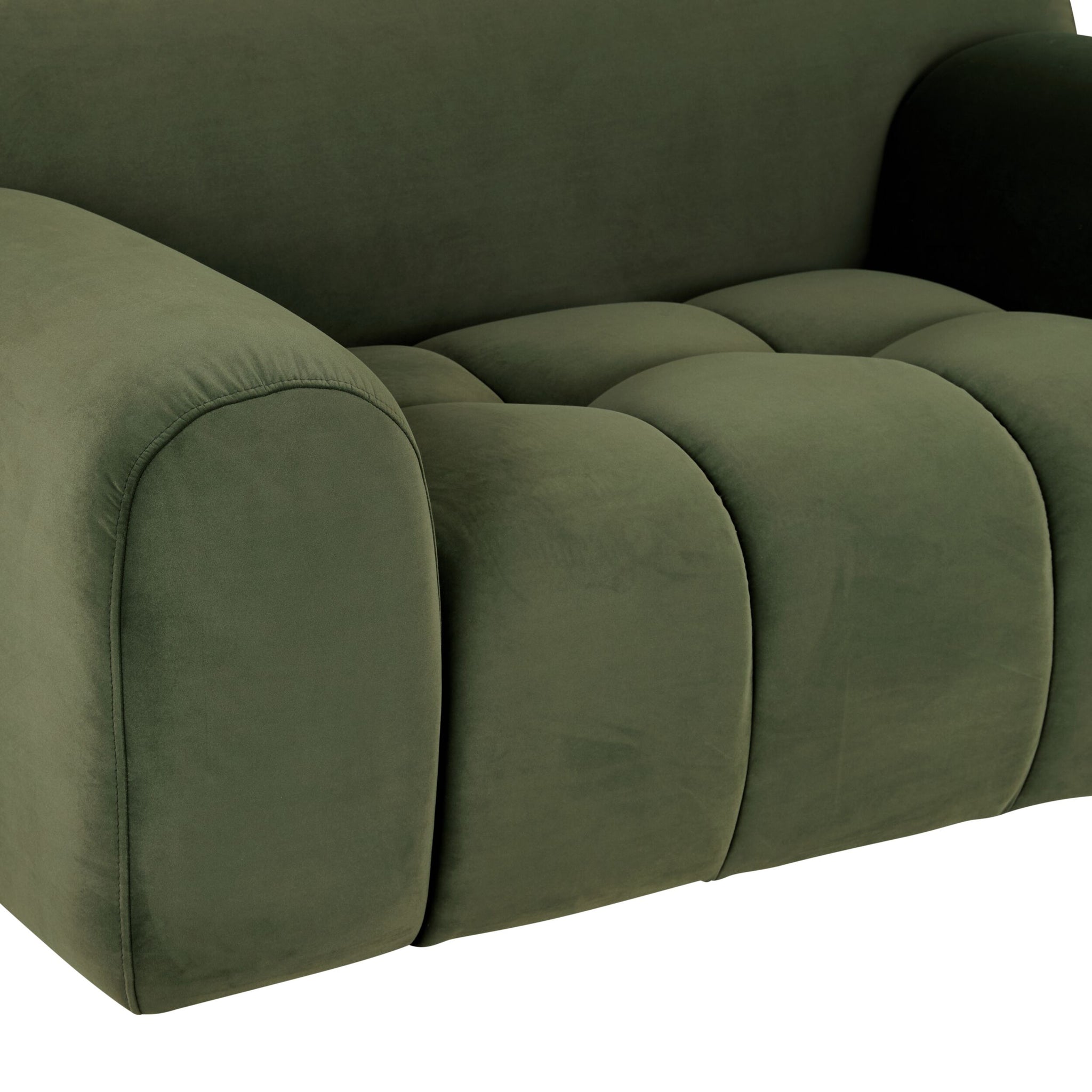 Alexis Velvet Armchair Eucalyptus