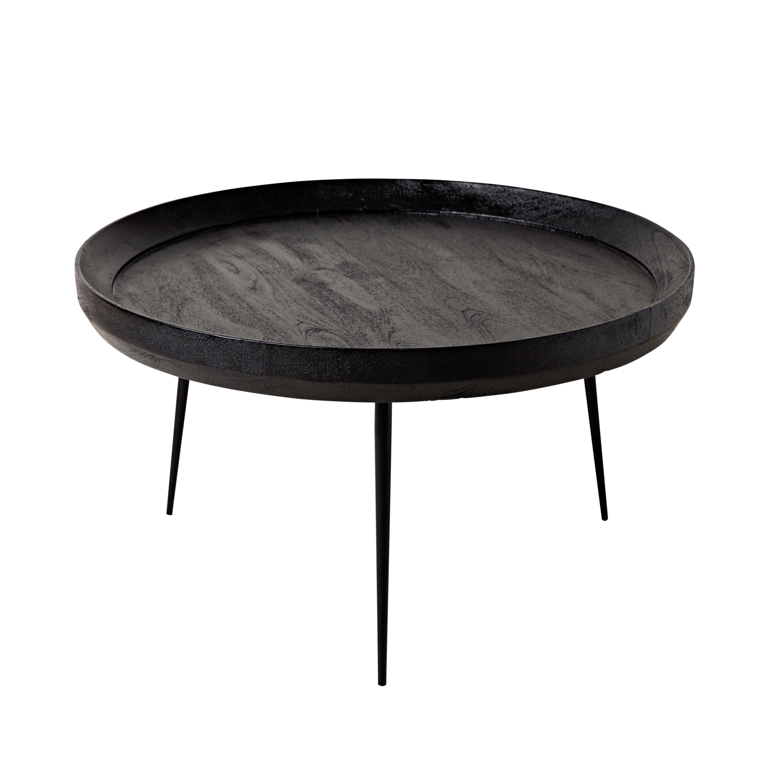 Luna Round Coffee Table Black