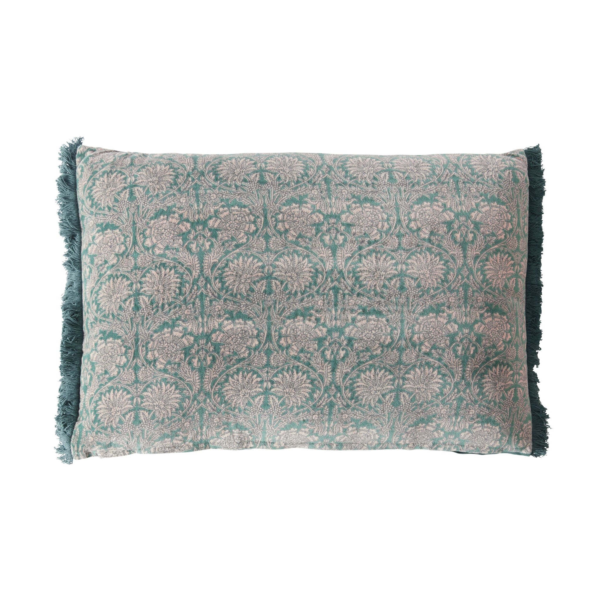 Lulla Green Palm Cushion 60x40cm