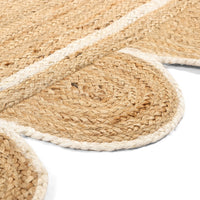 Granada Scalloped Jute Rug 150x240cm