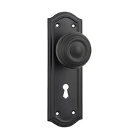 9633 Door Knob Kensington Lock Pair Matte Black H175xP57xW58mm