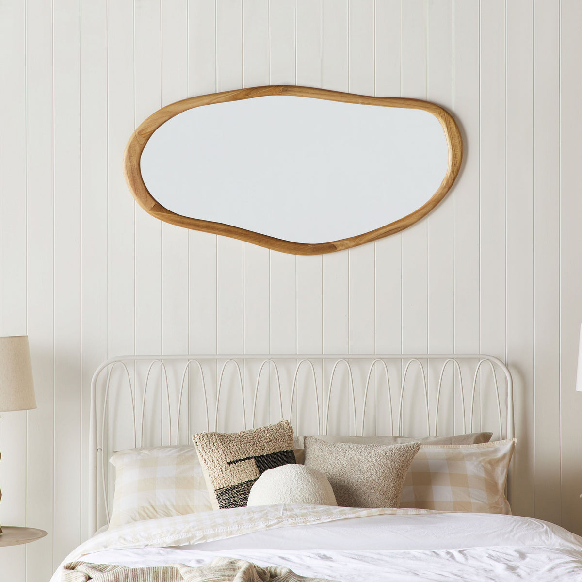 Fluid Wooden Wall Mirror 128.5x64.5cm – Early Settler Australia