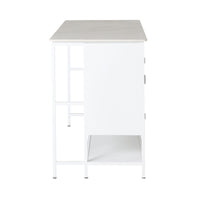 Nero Kitchen Island Bench White 150cm