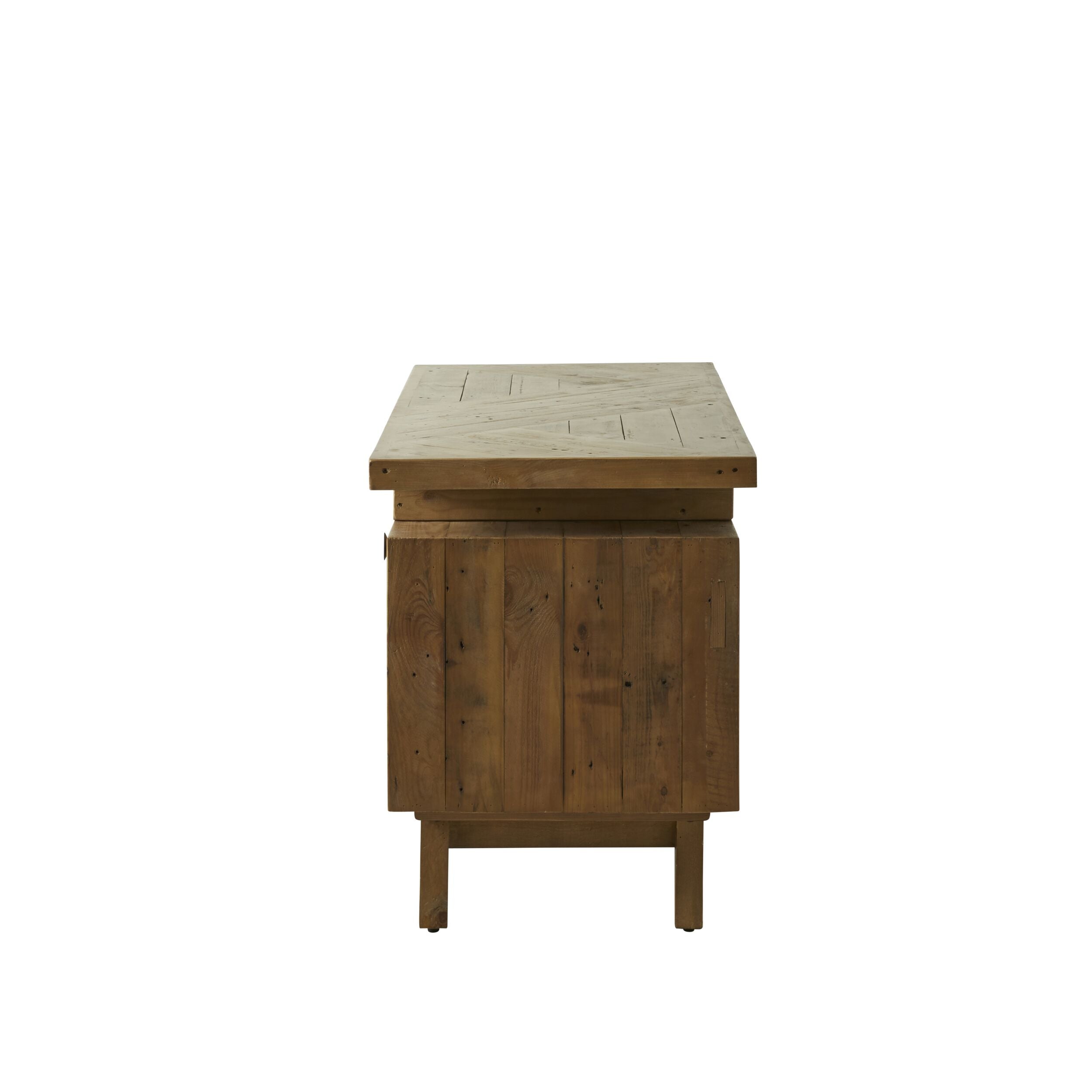 Dawson Reclaimed Timber Double Pedestal Desk