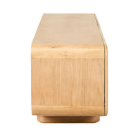 Dempsey Entertainment Unit Light Oak