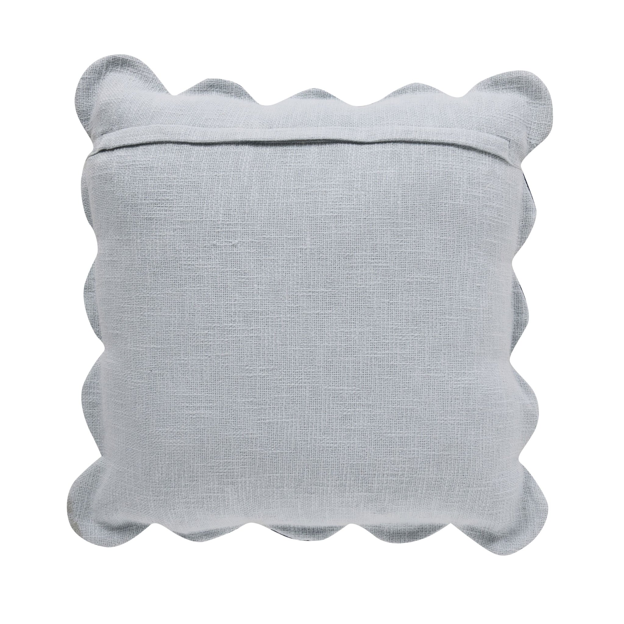 Emmie Scalloped Cushion Blues 50x50cm