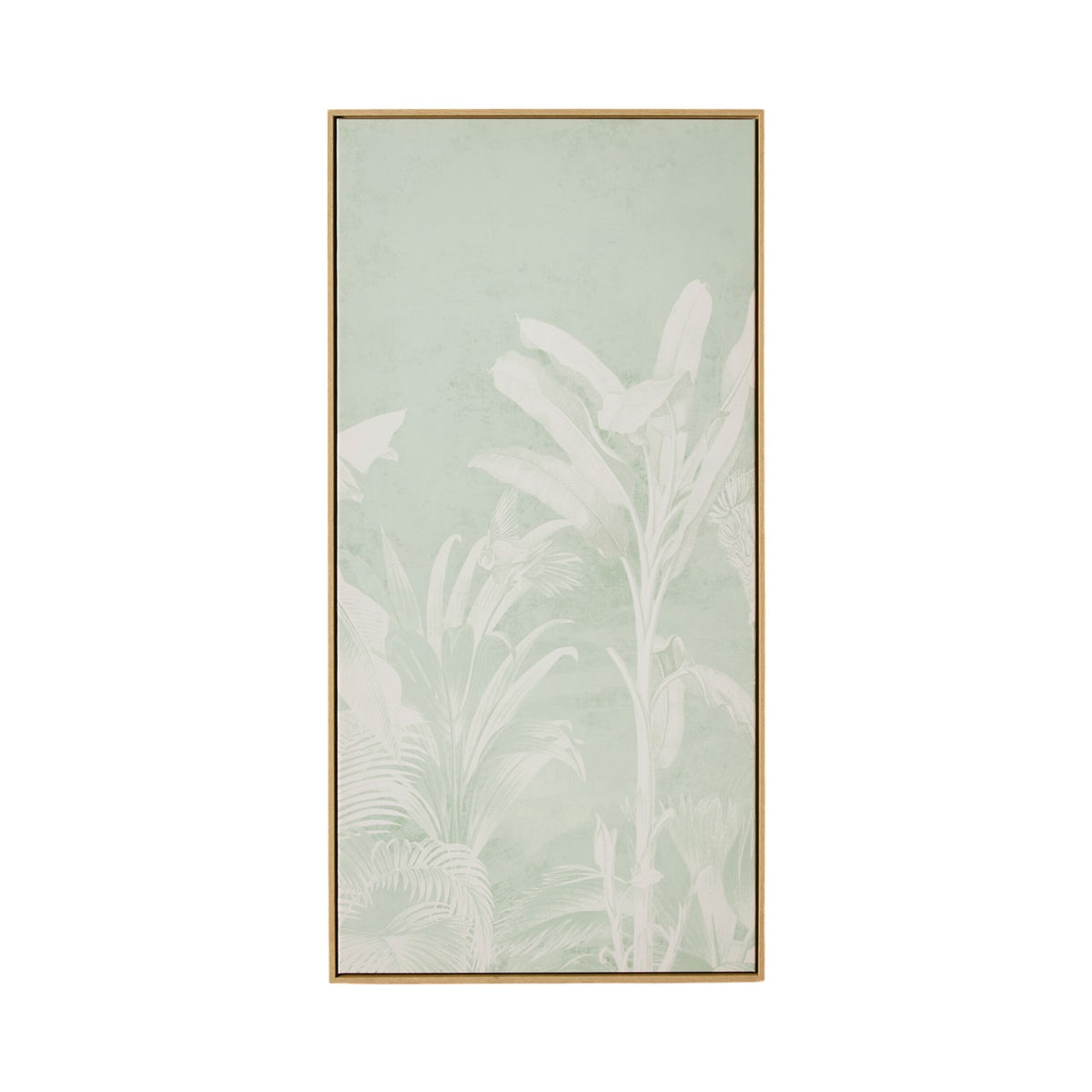 Sage Jungle Trio Framed Canvas Print 190x120cm