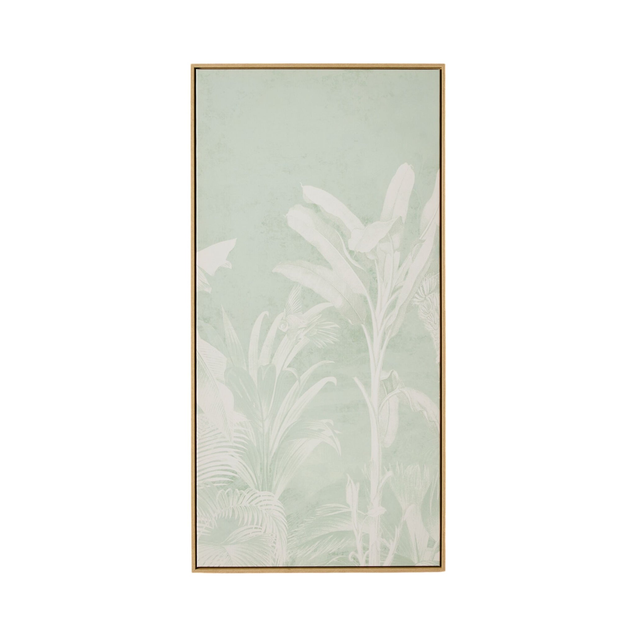 Sage Jungle Trio Framed Canvas Print 190x120cm