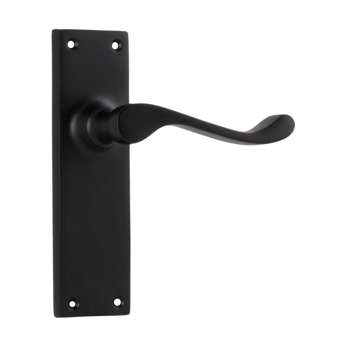 1930 Door Lever Victorian Latch Pair Matte Black H152xW42xP59mm – Early ...