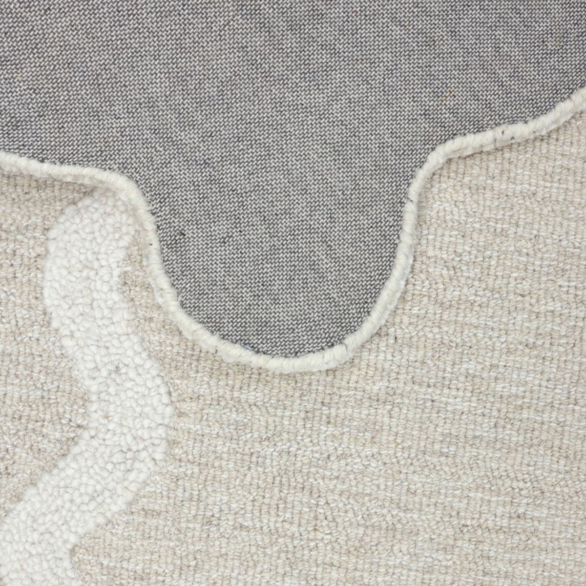 Bromby Scalloped Wool Rug 150x240cm