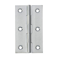 2770 Hinge Fixed Pin Satin Chrome H89xW50mm