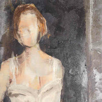 Galleries Lady In White Gold Leaf Siding Canvas Print 160x120cm