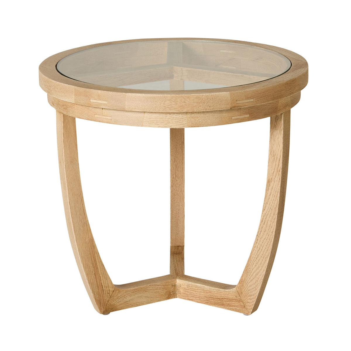Nori Glass Top Side table