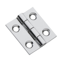 3110 Cabinet Hinge Fixed Pin Chrome Plated H25xW22mm