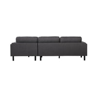 Finch 3 Seater RHS Chaise Amalfi Charcoal