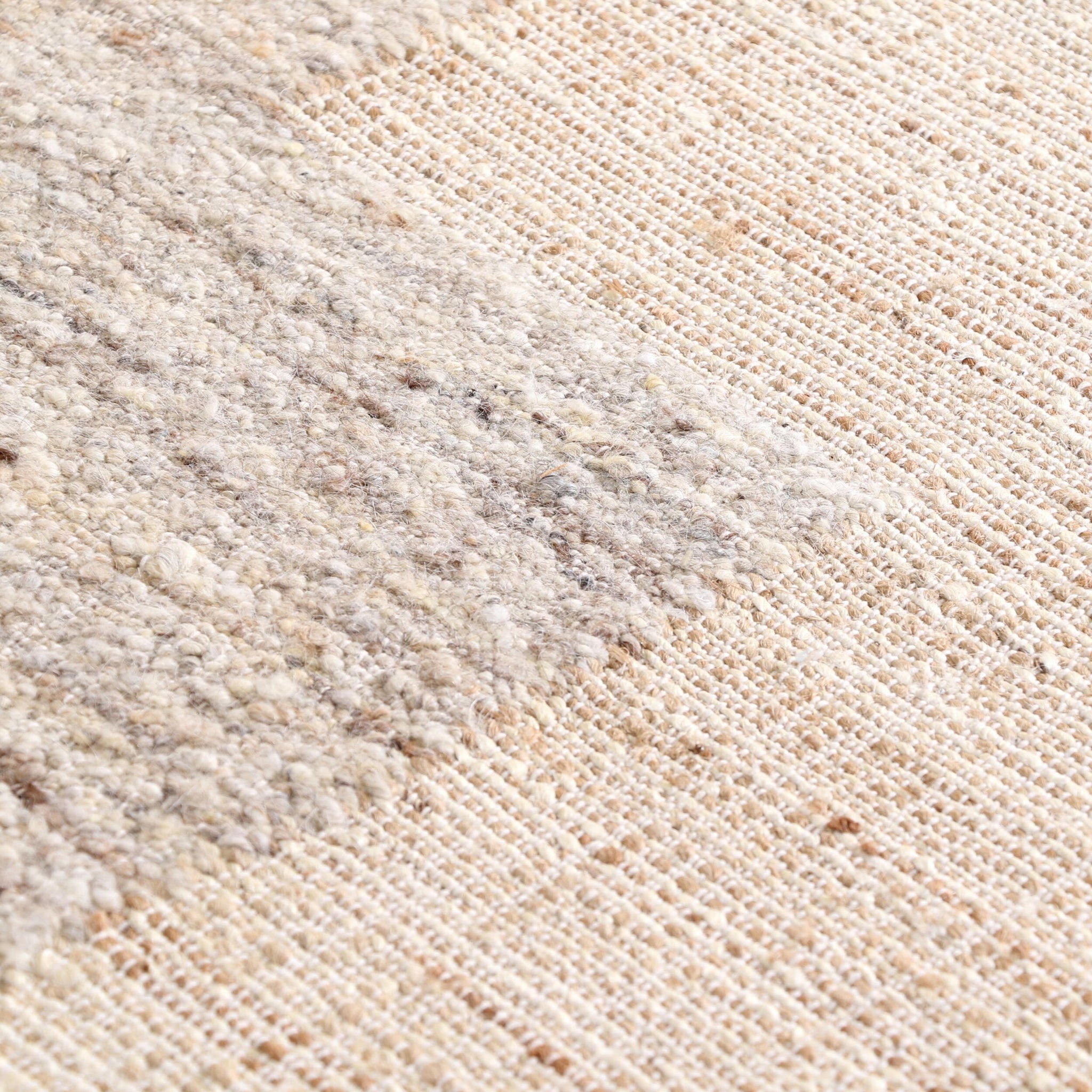 Sandstone Jute Wool Rug 150x240cm