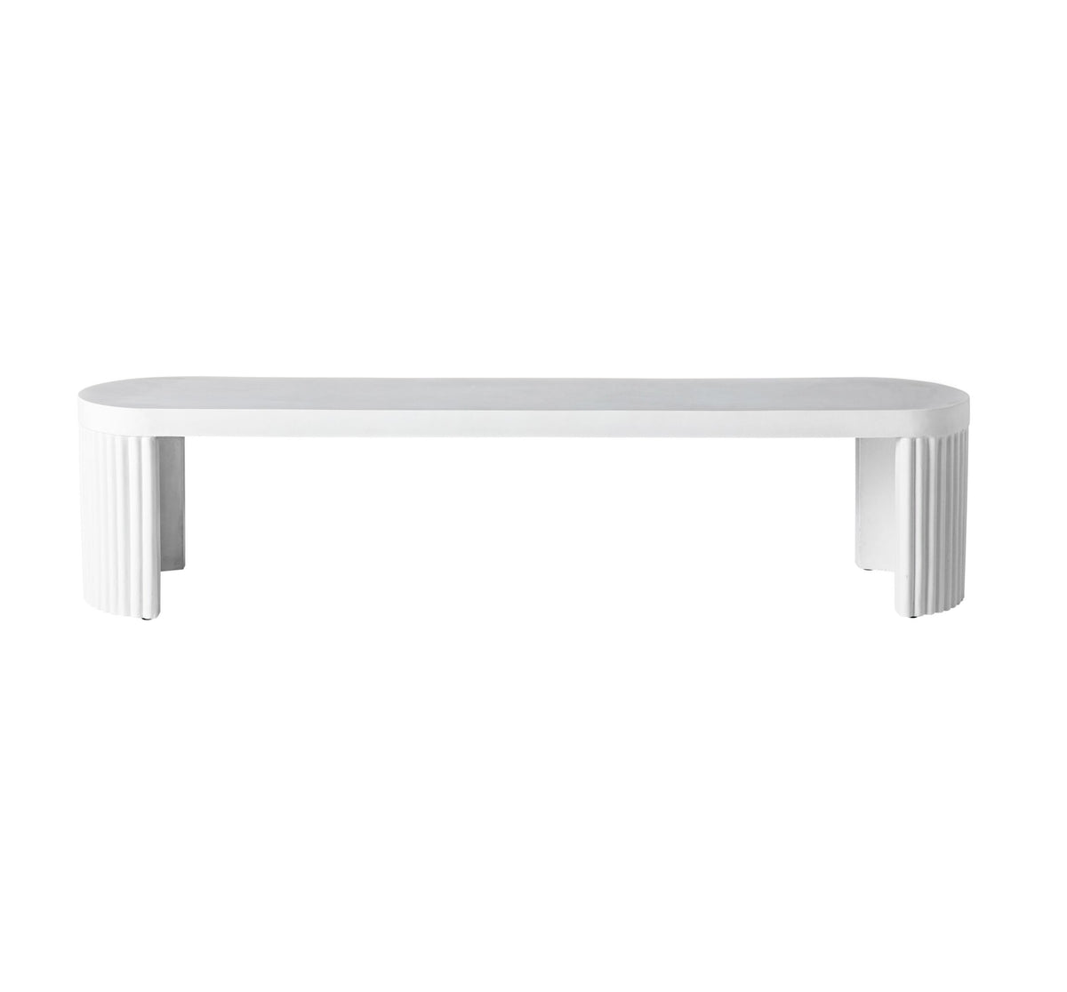 Ripple Curved Outdoor Dining Bench