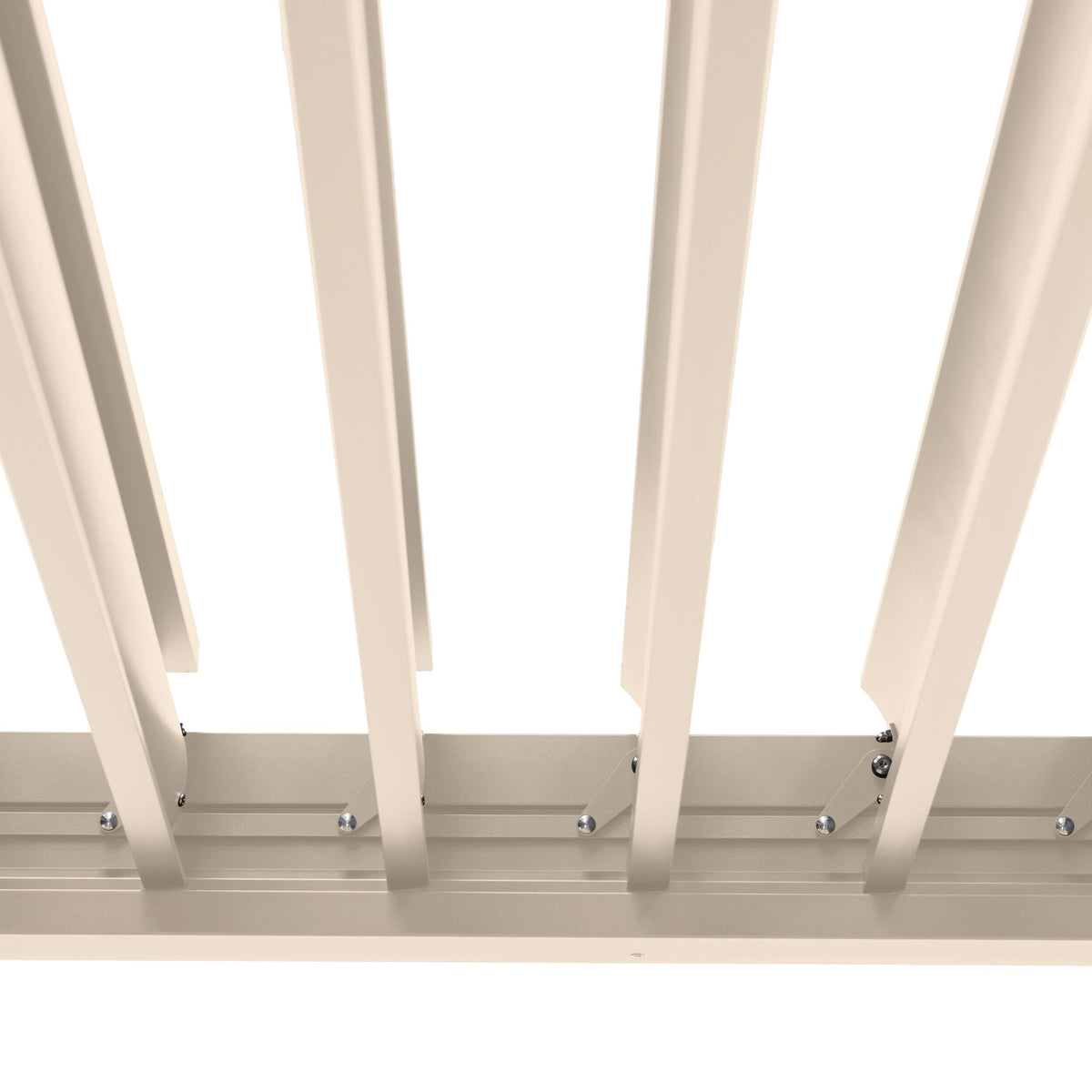 Sanctuary Louvered Aluminium Pergola Taupe 3x4m