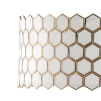 Honeycomb Resin Chandelier Large 54x27cm