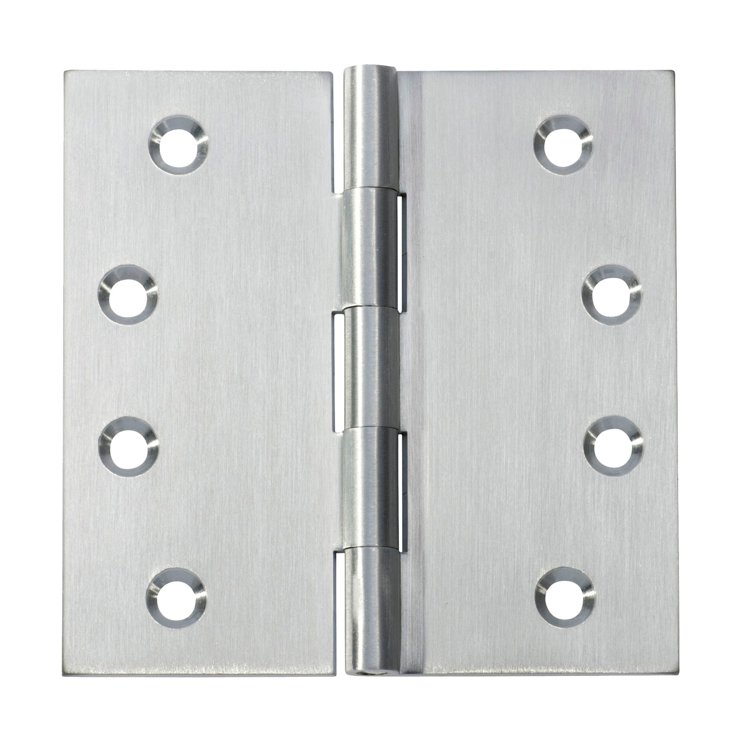 2774 Hinge Fixed Pin Satin Chrome H100xW100mm