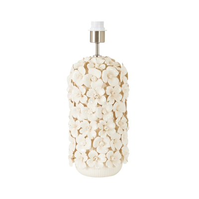 Floria Table Lamp Ivory Base Only 18x35cm
