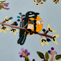 Stitch Blossom Birds Cushion 40x60cm