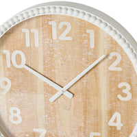 Bobble Wall Clock White 50x50x6.5cm