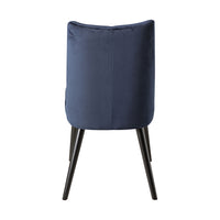 Aura Velvet Dining Chair Indigo Blue