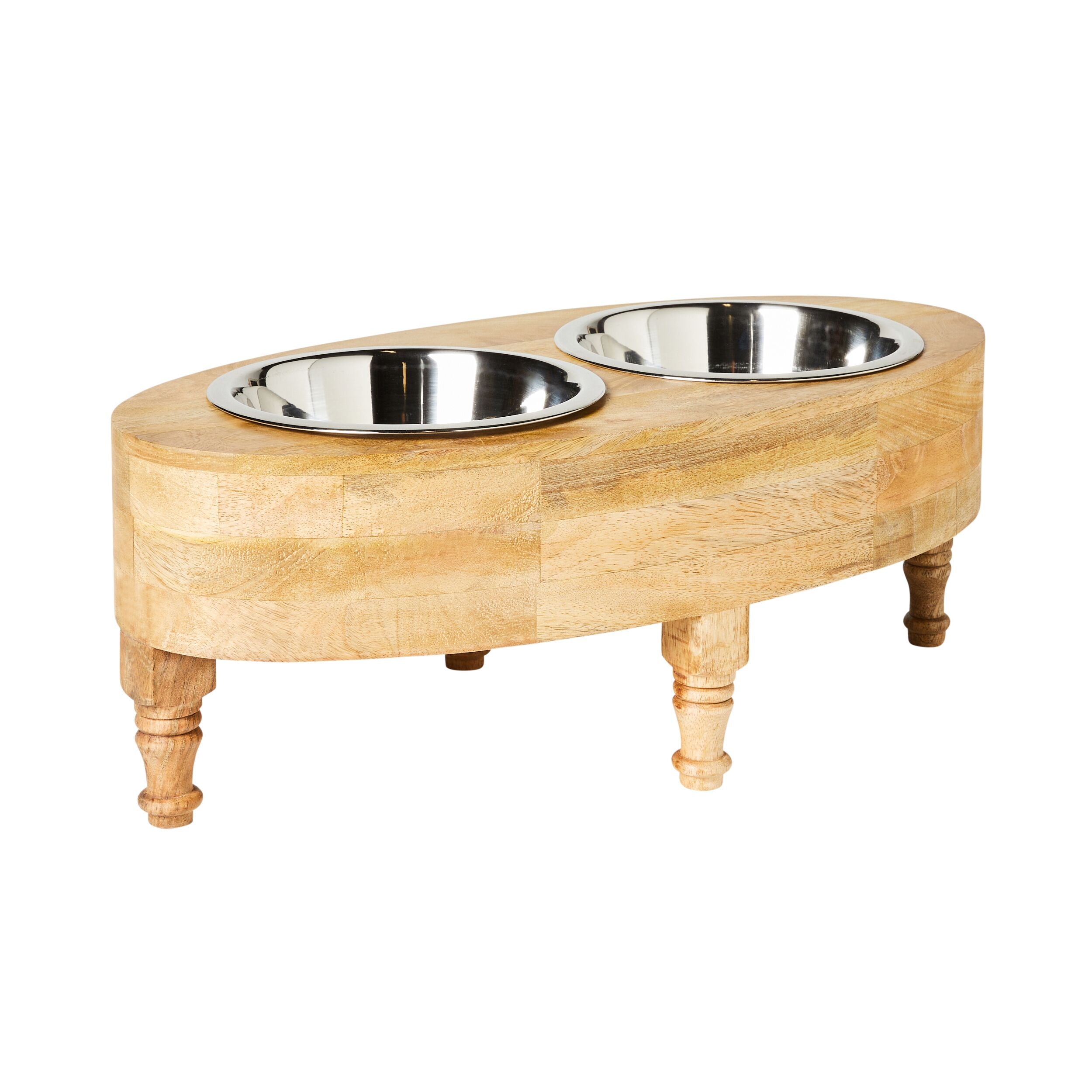 Molly Mangowood Double Pet Bowl 56x27x20cm