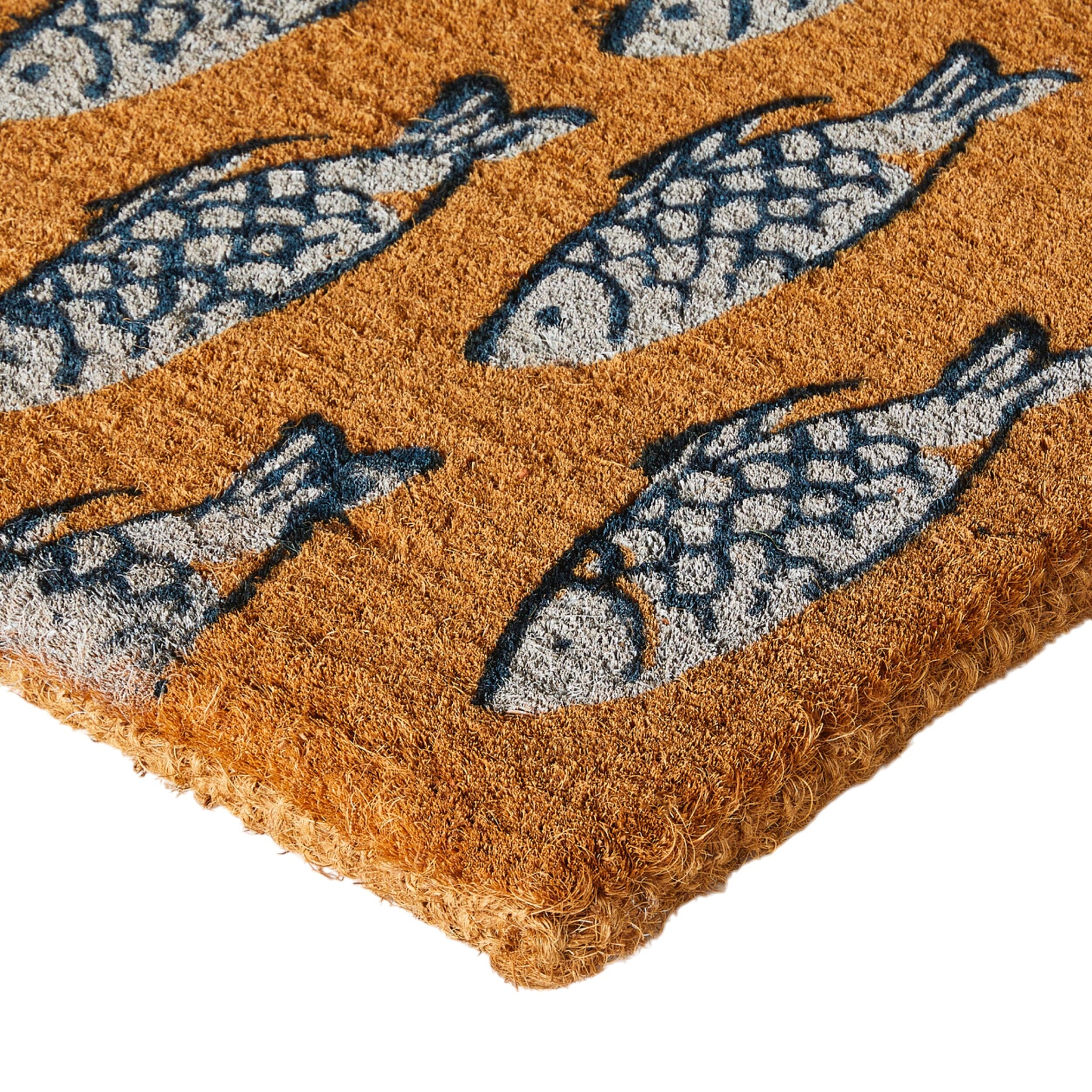 Fish School Coir Doormat 75x45cm